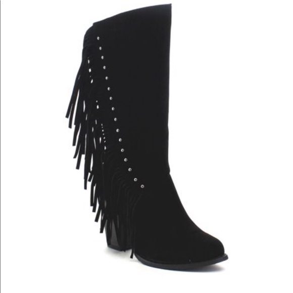 FRINGE BOOTS - Picture 2 of 2